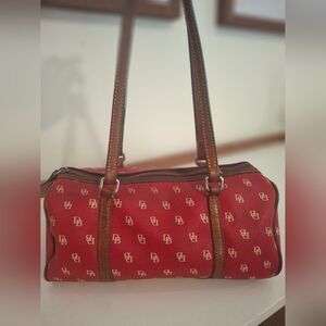 Dooney & Bourke Red Leather Satchel